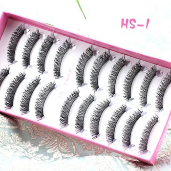 

by dhl 50set 10Pair/set Natural Long False Eyelashes Thick Cross Makeup Beauty Fake Eyelashes Fake Eye Lashes Extension Tools