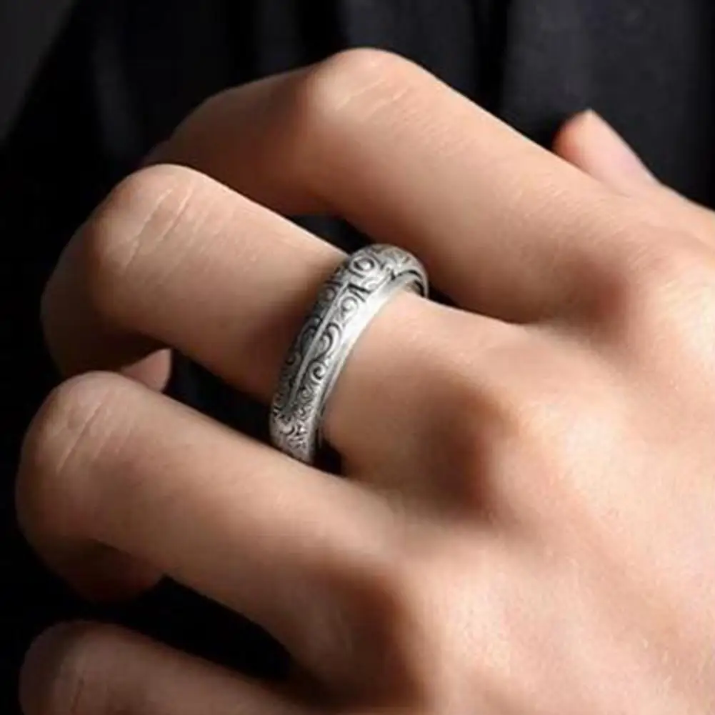 

Fashion Women Men Hollow Astronomical Ball Overturn Transform Tellurion Ring hot