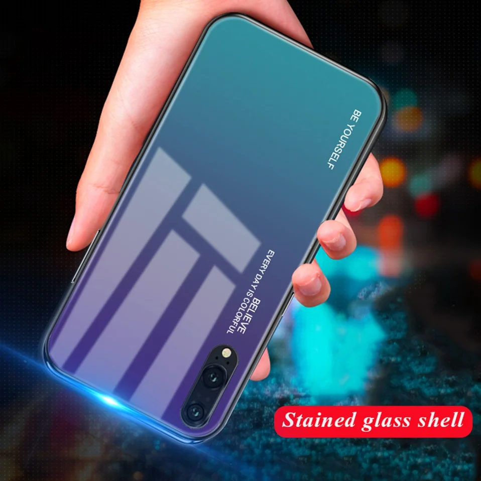 Tempered Glass Case For Huawei P20 Lite Cover Luxury Case For Huawei Nova 3 3i P Smart Mate 20 10 pro Honor 10 9 Lite 8X Coque   (6)