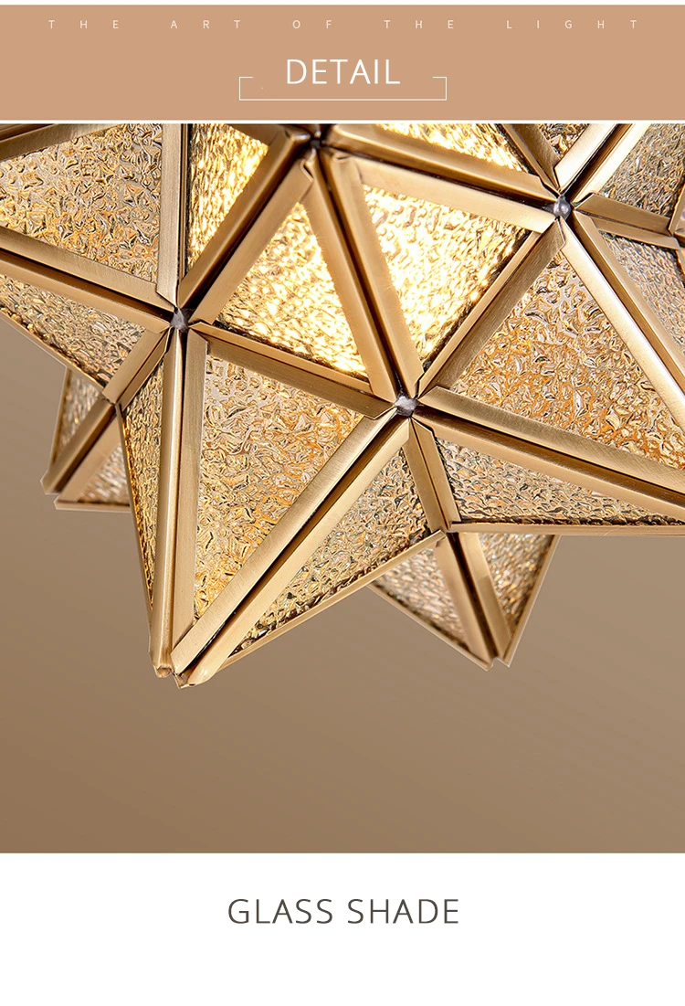 DX Vintage Star Ceiling Light (8)
