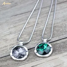 Anslow Discount nouveau créatif personnalisé bijoux collier court pour les femmes femme collier pendentif amour amis cadeau LOW0079AN