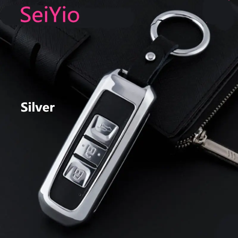 Seiyio брелок автомобиль чехол сумка для Baojun 730 510 560 310 сплав и кожи творческий стиль крышка автомобиля для Baojun Smart Key