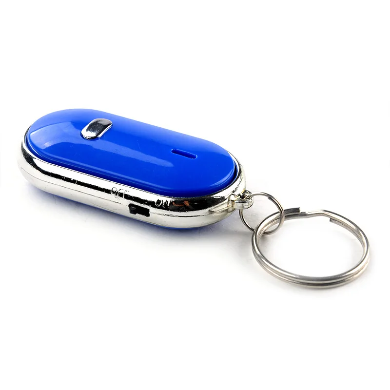 

Smart Finder key Whistle Sensors White 1 PCS Keychain Sound LED With Whistle Claps Finder Locator Find Lost key #5
