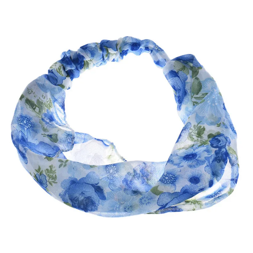 

Newly Design Light Color Floral Headbands Women Girls Beautiful Hair Bands Accessories Headwear July23