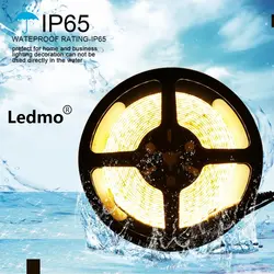 Светодиодные ленты свет 5 м DC12V SMD 2835 60leds/м Гибкий полосы света теплый белый 3000 К Водонепроницаемый IP65 для дома и сада