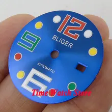 28,5 мм синий циферблат красочный циферблат часов fit DG2813 MIYOTA 8215 движение D84