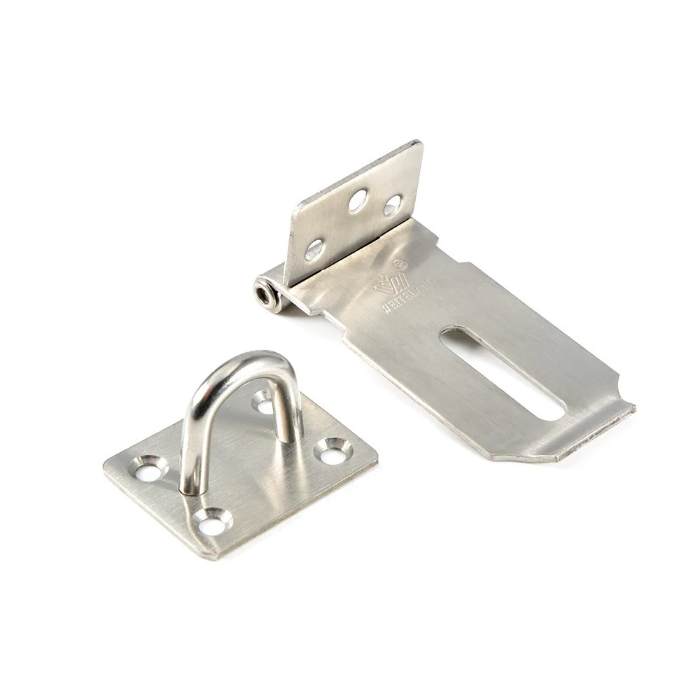 Stainless Steel Padlock Latch Lock Door Hasp Lock Home Hotel