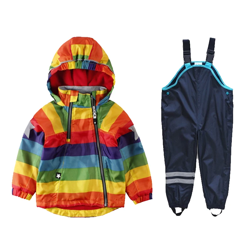 

Child down coat set baby boy infant thickening down outerwear female child short design