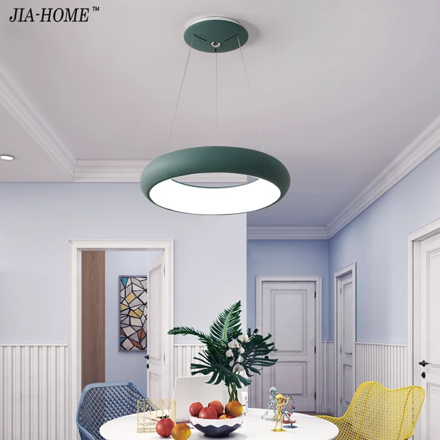 LED colgante luces para comedor salón negro blanco verde gris marco ... LED colgante luces para comedor salón negro blanco verde gris marco ...