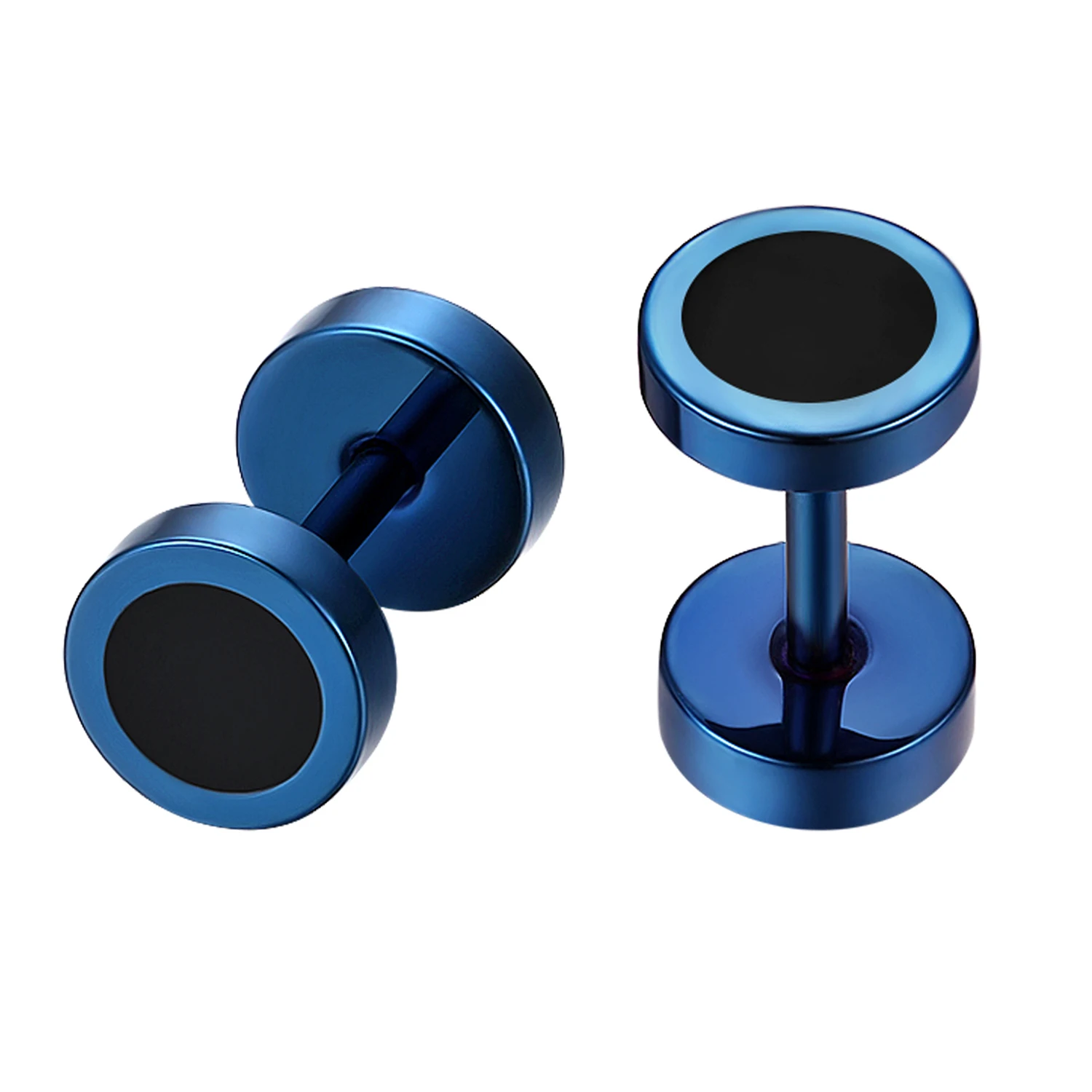 BONISKISS Unisex Classic Simple Stub Earrings Stainless Steel Men Round Jewelry Decoration 2Pcs Aretes Dropshipping | Украшения и
