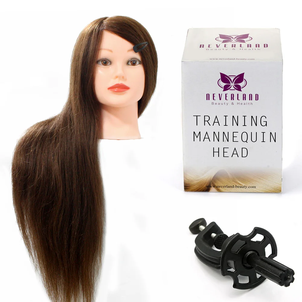 Salon Practice Hairdressing Doll 90 Real Hair Training Head 26" Long