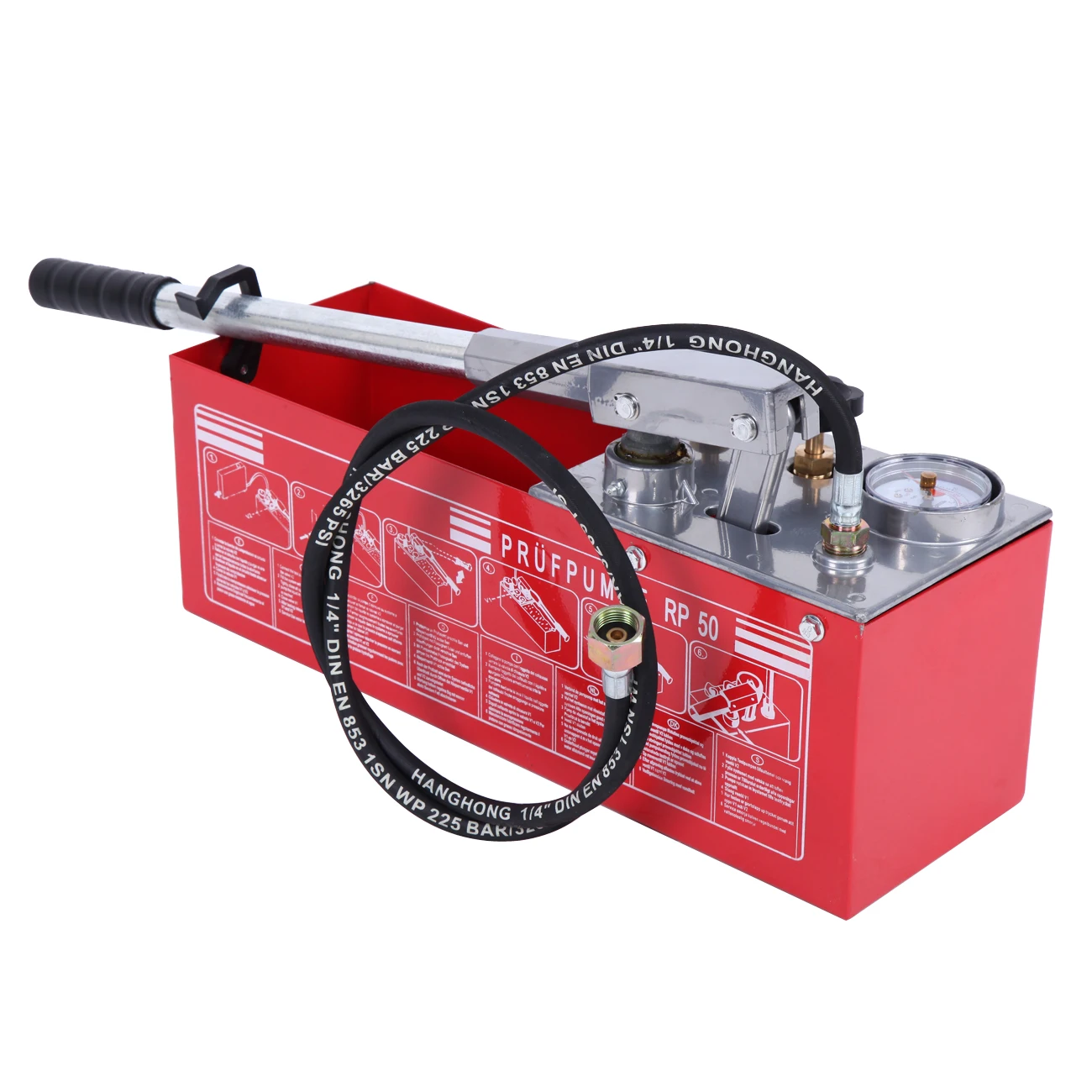 

R1/2 " Pressure Test Pump Water Line Heat System Leakage Test Hydraulic Pipeline