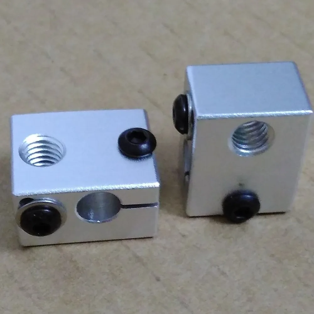 3D printer Aluminium heater block for Reprap E3D V6 metal ...