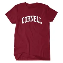CORNELL American University Campus New Summer T-Shirt Round Size T-Shirts Round Size Big Men Men’s T-Shirt