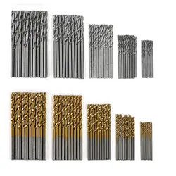 Высокое качество круглая ручка HSS сверла деревообрабатывающие набор инструментов (50 шт Золото и 50 шт белый) 100 шт 1/1. 5/2/2,5/3 мм