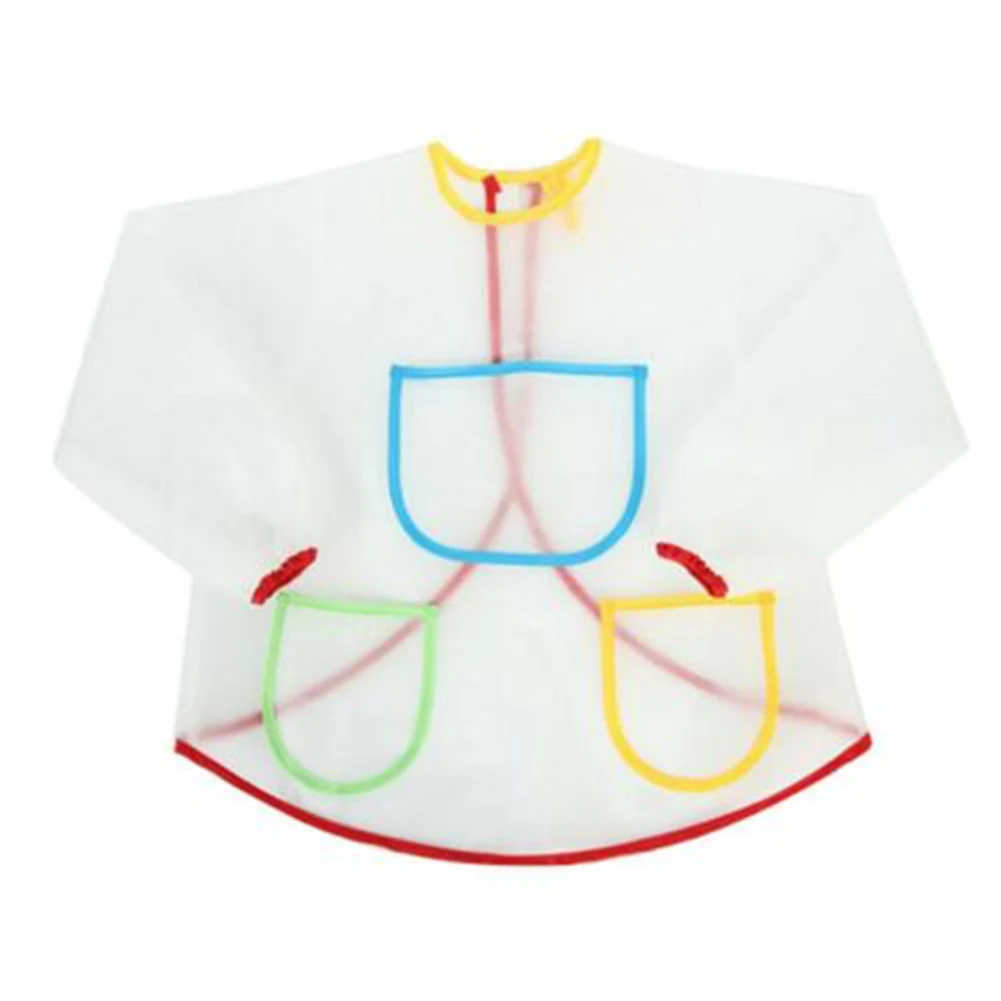 

Children Waterproof Anti-wear Apron Painting Drawing Coat DIY Paint Crafts Antifouling Aprons MF999