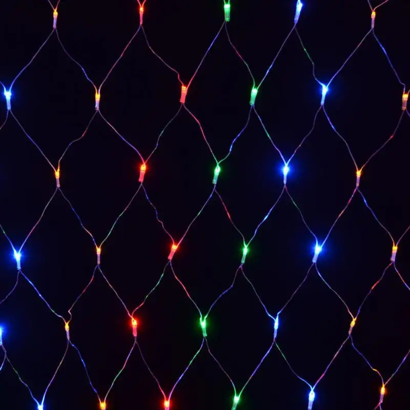 120 LED Net Light Outdoor Multi Coloured Garden Party String Lights