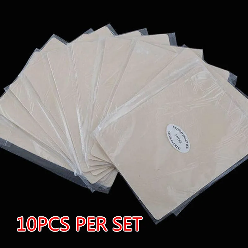 

Besta 10pcs Blank Tattoo Practice Skin 8x6" Needle Machine Supply Double Sides Supply Tattoo Stencil Accessories Wholesale