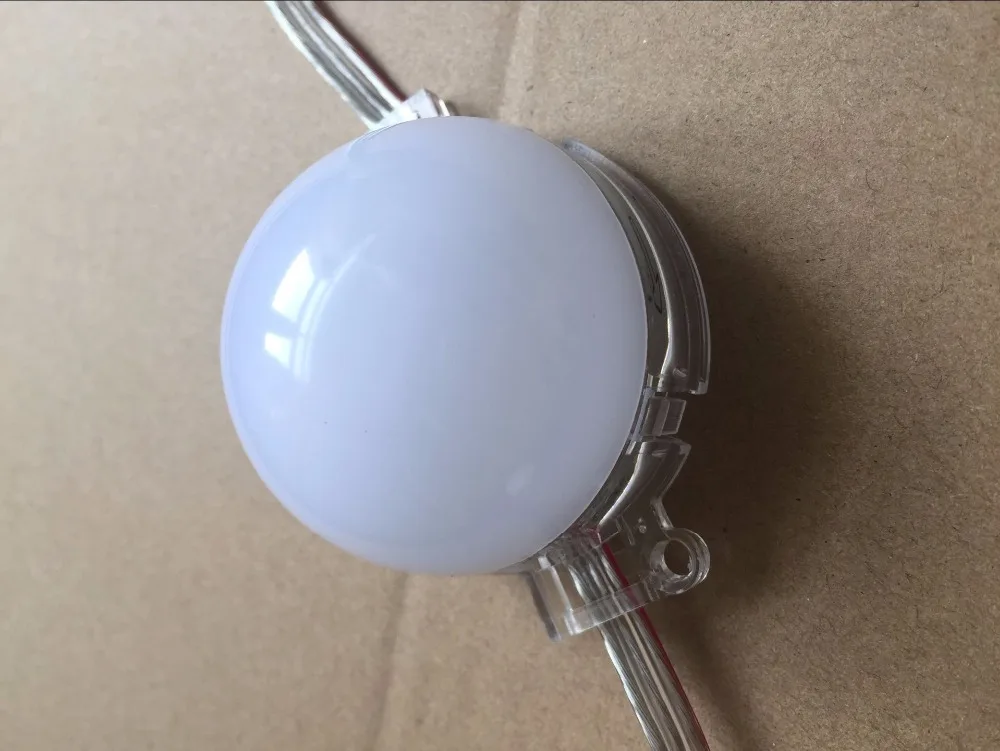 

50mm diameter;addressable led smart module;D24V;UCS2903;1.68W;7pcs 5050 SMD LED RGB LED;RGB full color;frosted cover