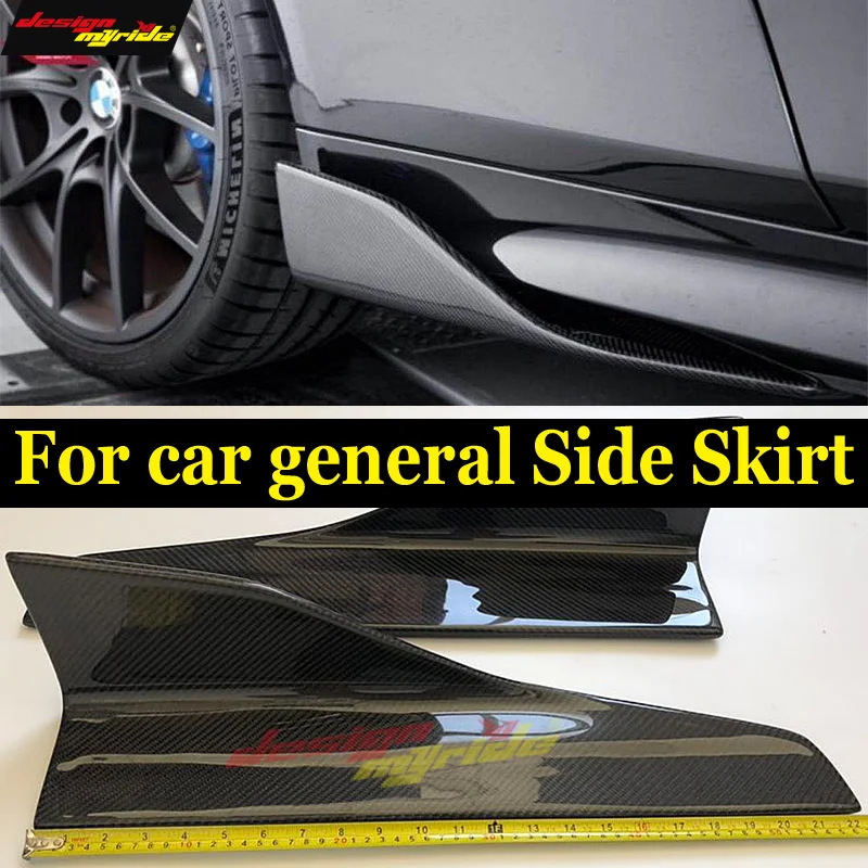 

Fits For HONDA CR-Z Carbon Fiber Side Skirt Bumper For HONDA CR-Z 2DR Coupe Side Skirt Replacement Body Kits Car Styling E-Style