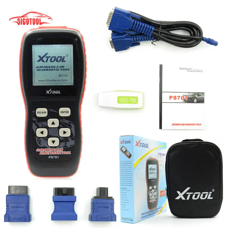 Original Xtool PS701 JP Diagnostic Tool PS 701 OBD2 Diagnostic for Japan Cars Scanner by Fast Express Shipping