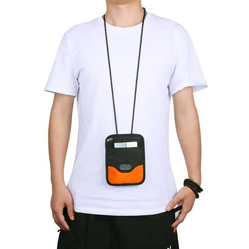 1 ud unids. Funda deportiva resistente al agua para pasaporte, cartera para teléfono, tarjetero para tarjetas de crédito, bolso para correr al aire libre, 160mm 125