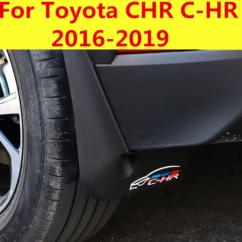 

Special fender modified exterior front and rear wheel soft plastic file mud tile decoration For Toyota CHR C-HR 2016-2019