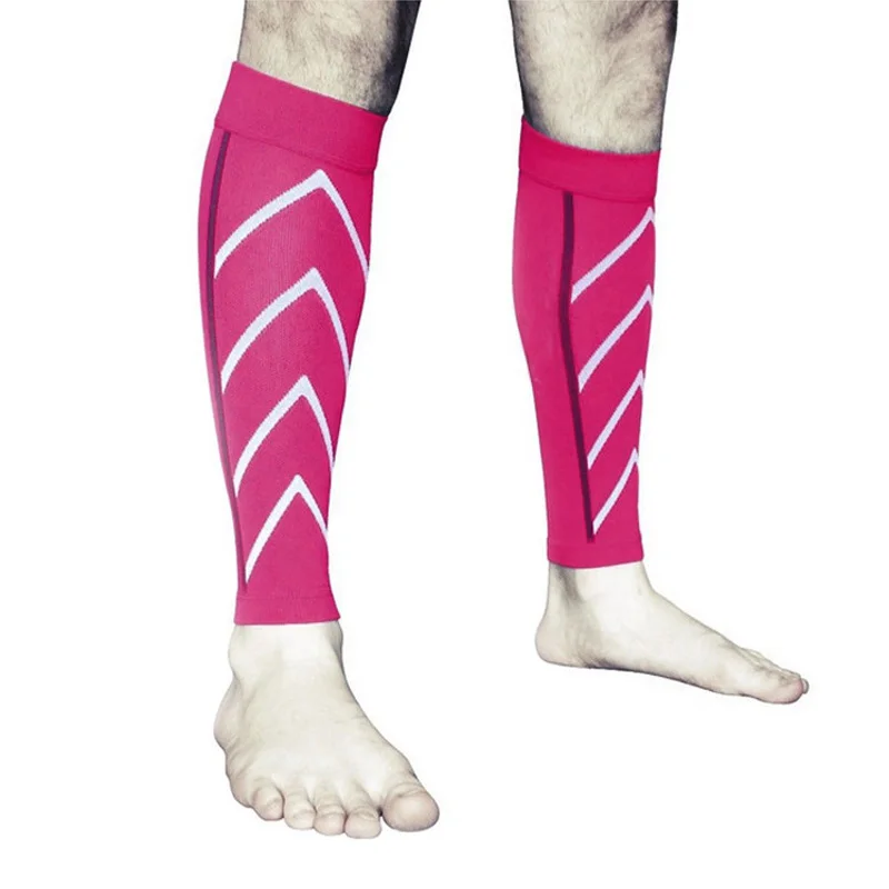 Новые 1 пара голени поддержка Градуированные компрессионные гетры рукав носки для занятий спортом на открытом воздухе DO99