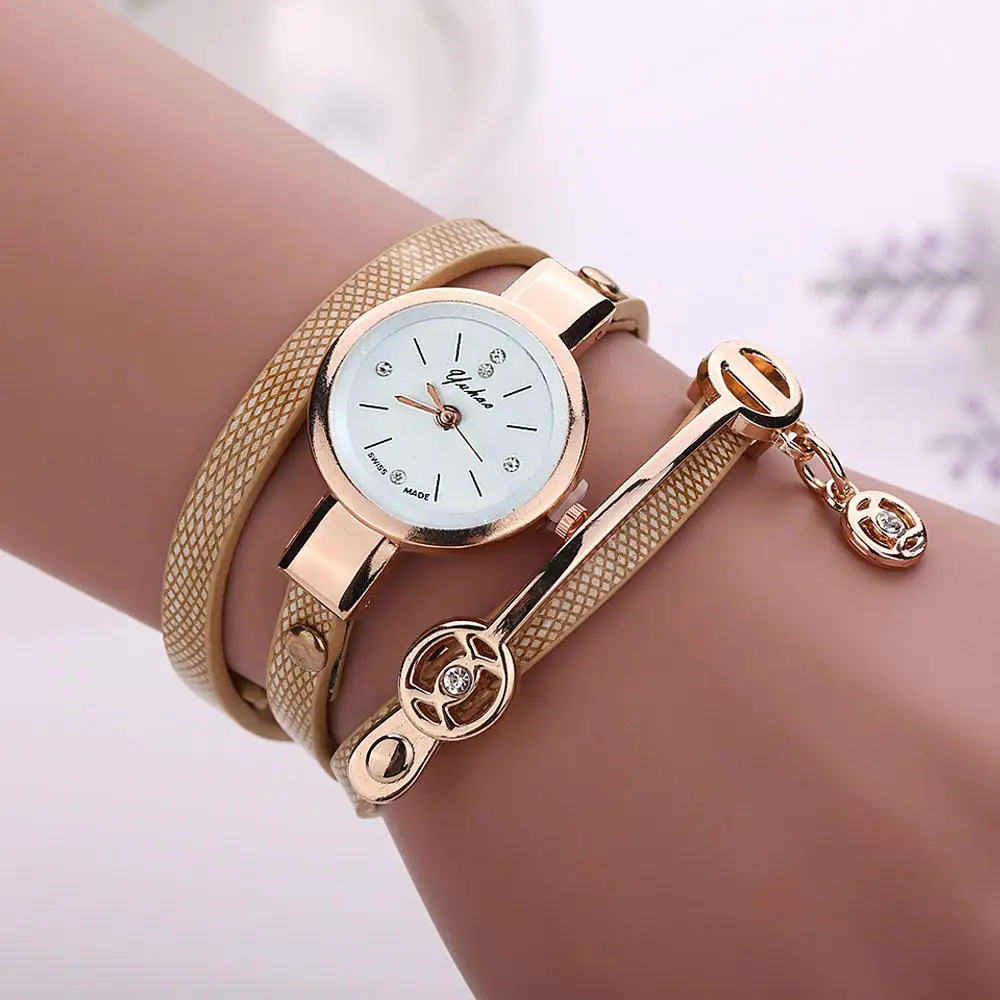 iMucci Women Metal Strap Watch Leather Quartz Wrist Watches Bracelet watch Elegent Gifts