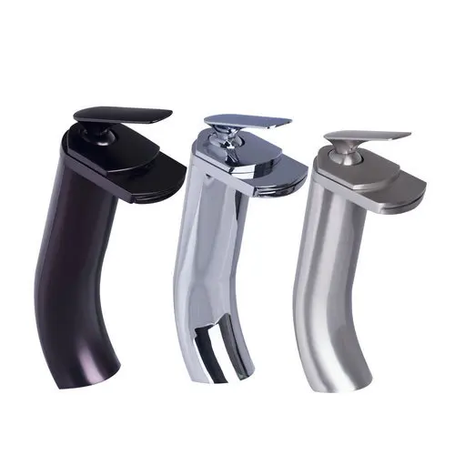 

Tall Waterfall Basin Torneira Bathroom Deck Mounted L05 Single Handle Sink Faucets,Mixers &Taps