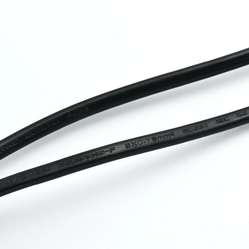3,6 м/2,5 м европейская вилка шнур питания CCC лампа vde переключатель провода с двойным управлением переключатель лампы шнур питания 308 кабель переключения 1 шт