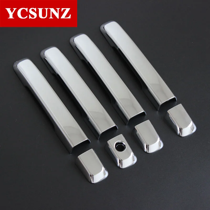 

2012-2019 For Isuzu Dmax Accessories Chrome Strips Door Handle Covers Trim For Isuzu d-max Chrome Decoration Ycsunz