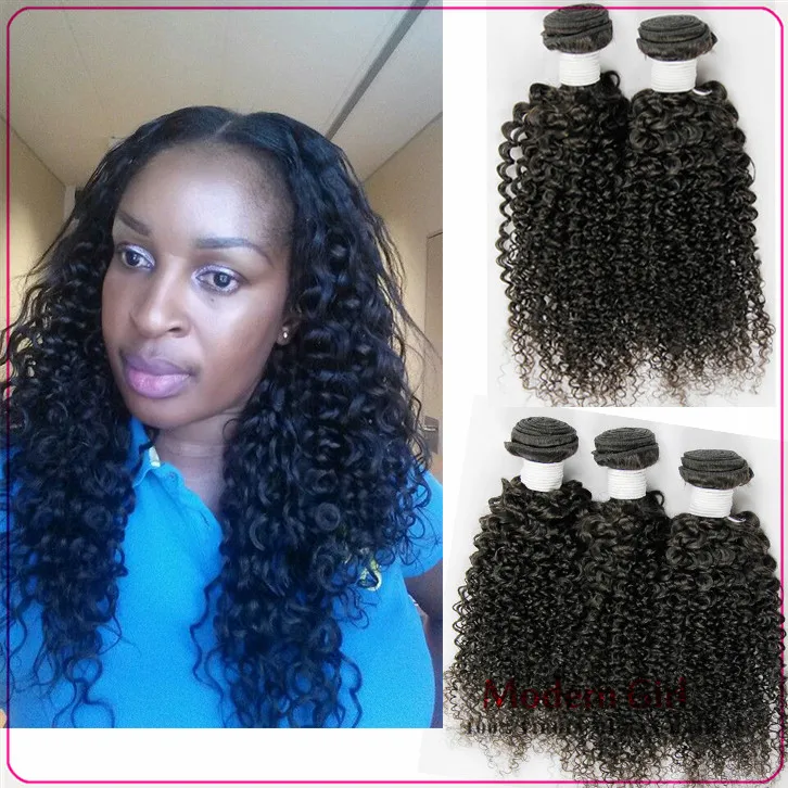 8a Unprocessed Virgin Indian Hair Kinky Curly Hair Raw Indian Hair Tight Curl Human Hair