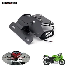 

For KAWASAKI Z250 Z300 NINJA 250R/300R EX250 Motorcycle Tail Tidy Fender Eliminator Registration License Plate Holder LED Light