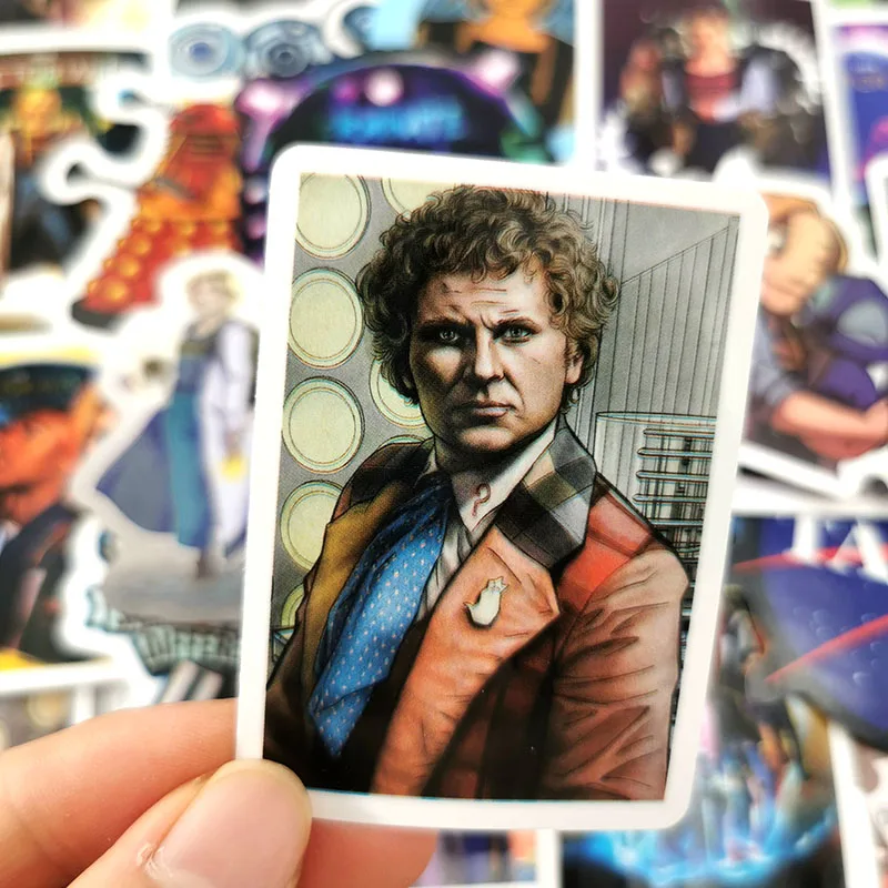 New 100 Pcs Cool Doctor Who Stickers For Luggage Trolley Case Skateboard Waterproof Personality Graffiti Stickers Pack