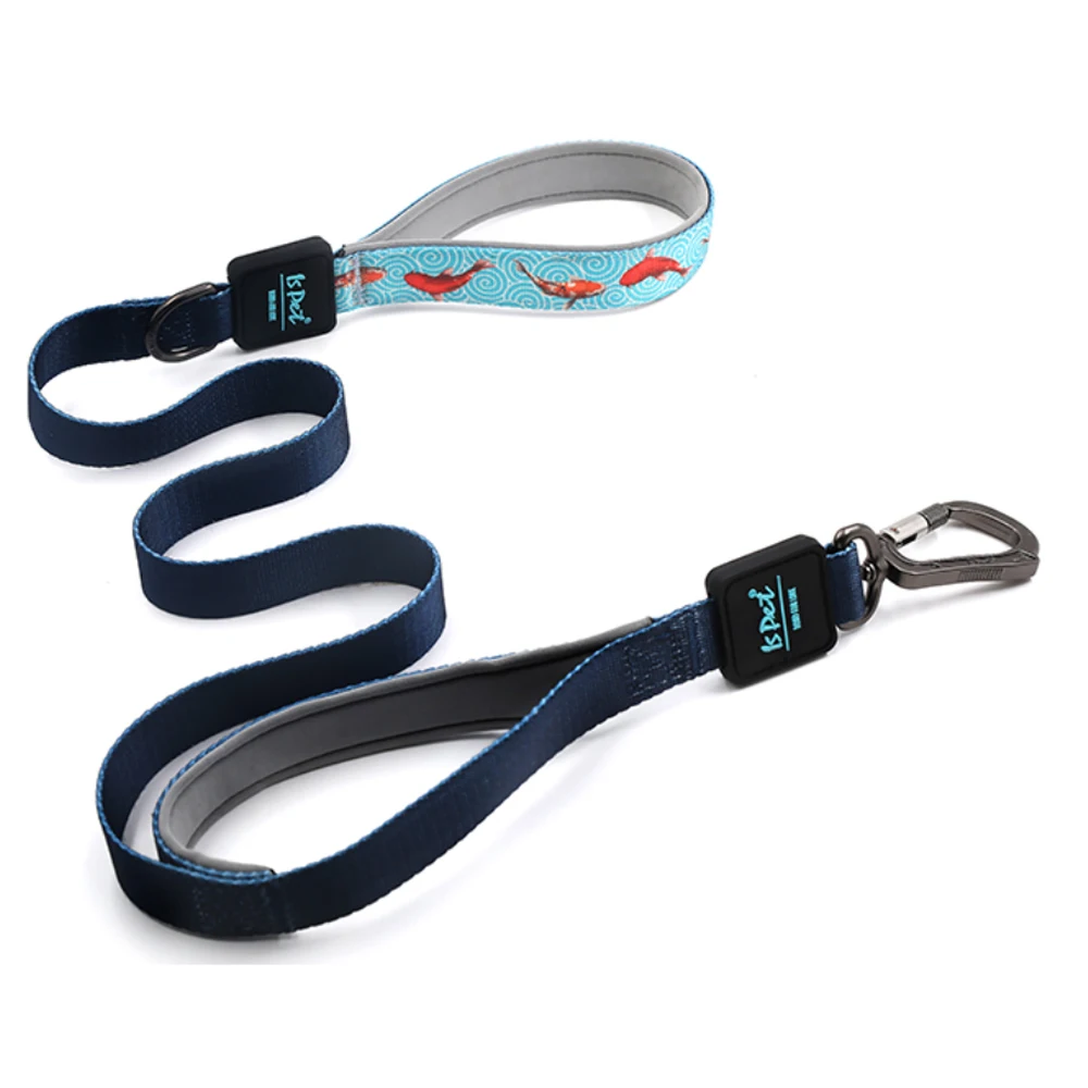 Dog Cat Leash Double handles Adjustable Traction Rope Walking Lead dog Leash For Medium Large Dogs Pets