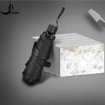 

2018 Creative Double-layer thickened black Super Light Small Foldable Pockets Umbrellas Rain Women Parasol Kids UV mini Paraguas