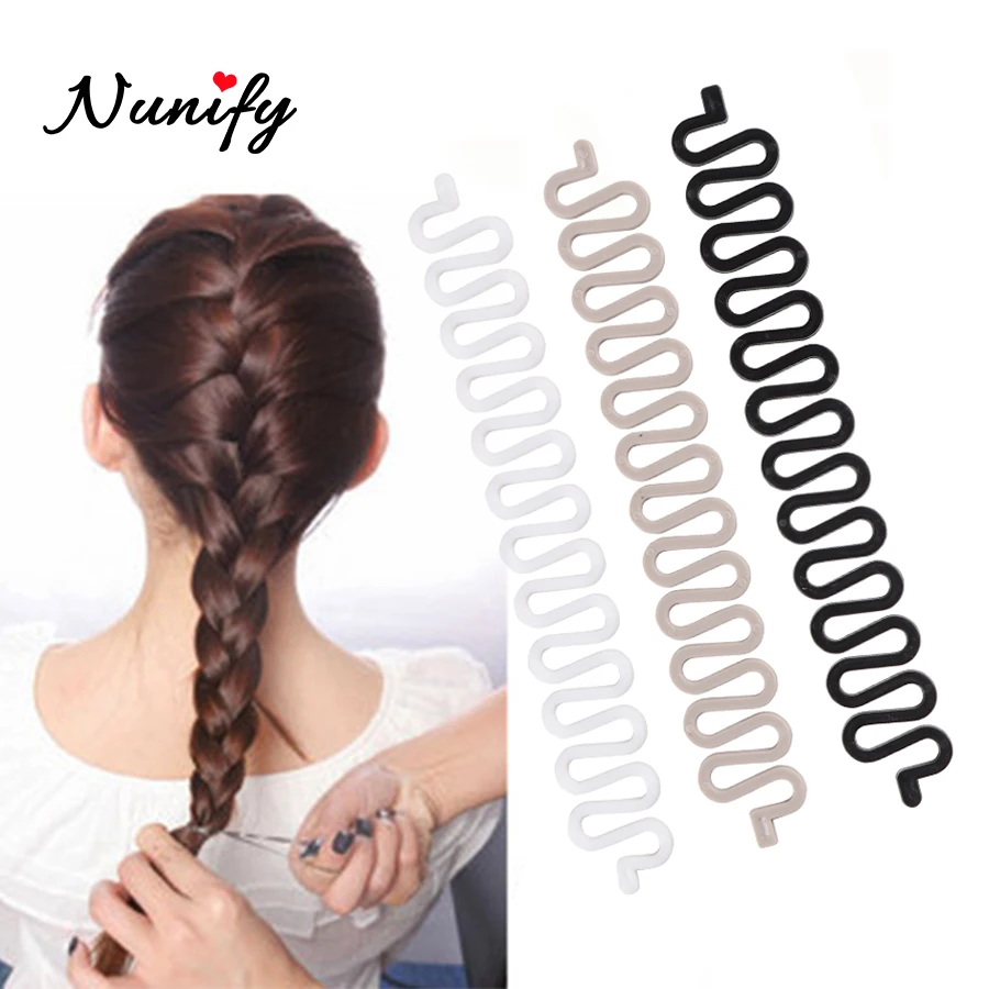 

French Twist Hair Braiding Tool Holder Roller Diy Bun Maker Hairstyle Styling Accessory For Salon Centipede Braider With Hook