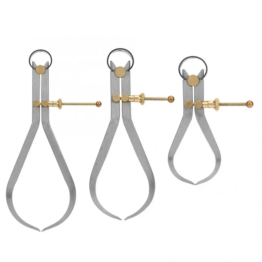 

Boomerang Leg Outside Spring Caliper with Copper Fitting Marking Gauge