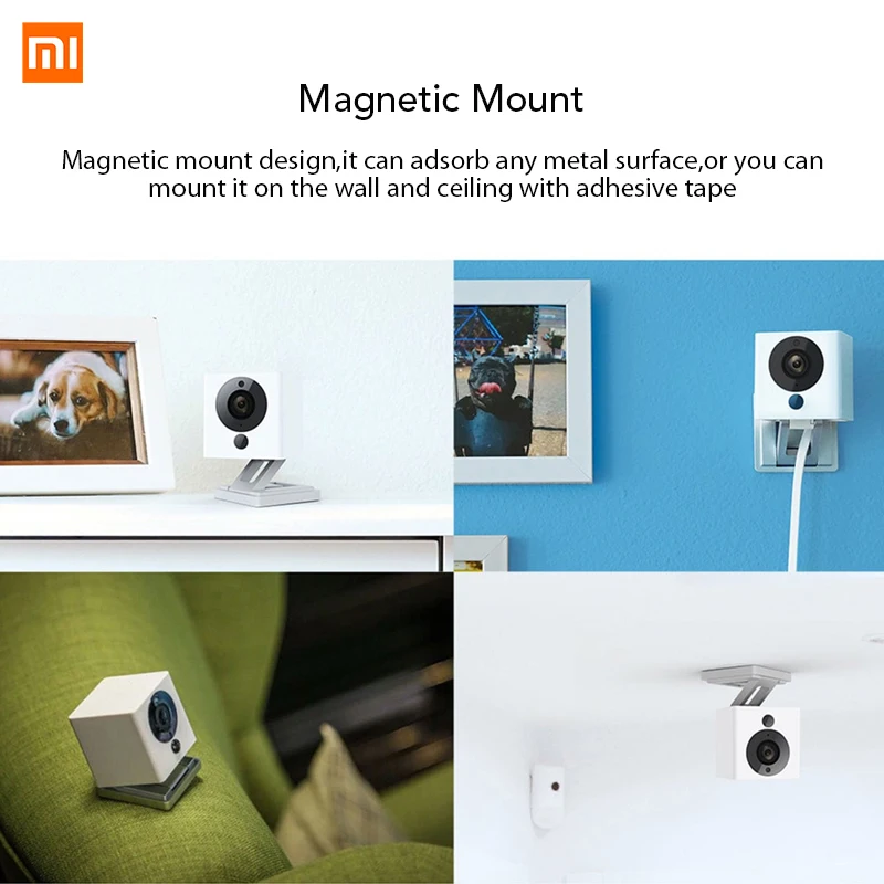 Xiaomi CCTV Mijia Xiaofang 110 градусов F2.0 8X1080 P цифровой зум смарт-камера IP wifi Беспроводная камера