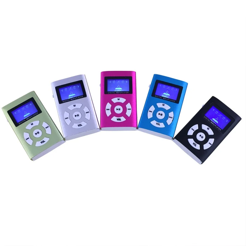 Coloful ЖК-экран мини MP3 плеер Поддержка Micro SD TF карта алюминиевый корпус Спорт Walkman