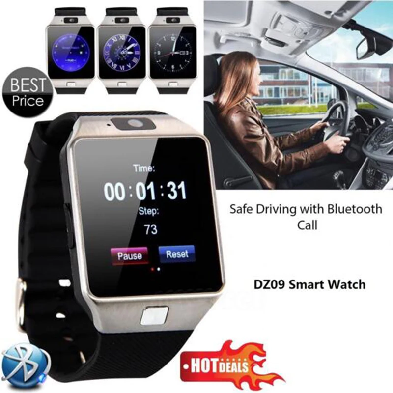 reloj inteligente mujer 2018 Smart Watch Men digital DZ09 With Sim Card Bluetooth Connectivity Better Than Other Smartwatch