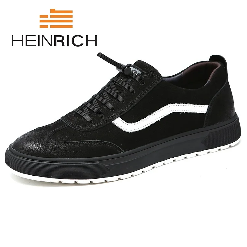 

HEINRICH Hot Sale Men Spring/Autumn Casual Shoes Fashion Soft Breathable Lace-Up Comfortable Male Sneakers Zapatos De Hombre