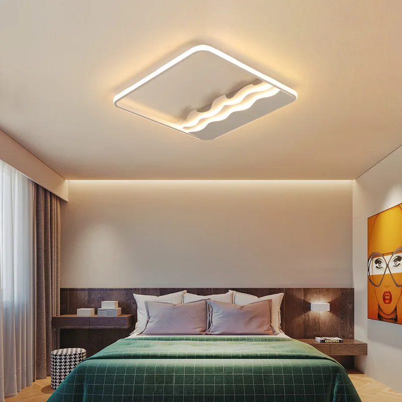 

Square 400/500/600mm RC Led Ceiling Lights For Living Room Bedroom Study Rest Room Home Dimmable Modern led Ceiling Lamp Fixture