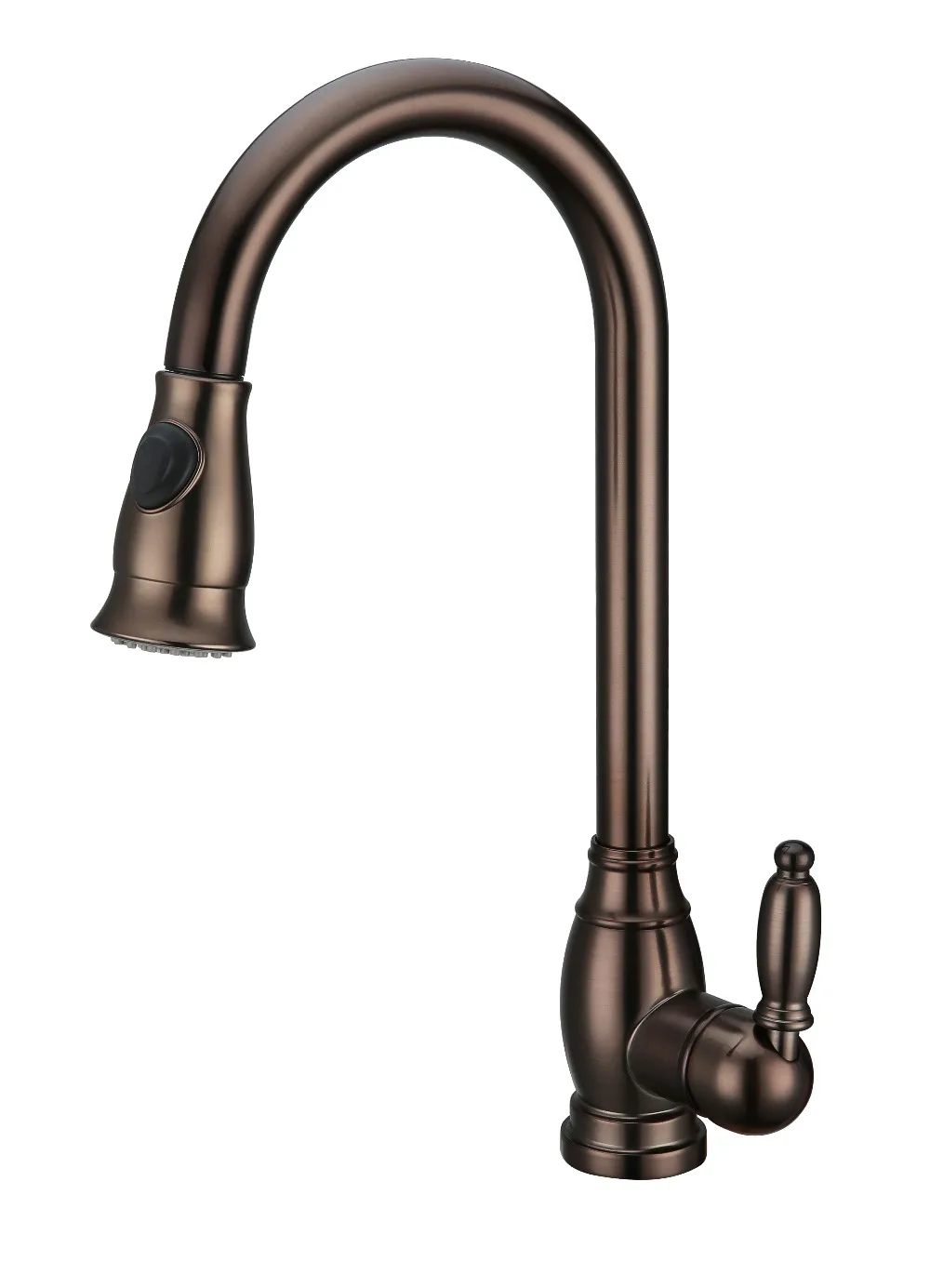 

Modern Standard Spout Pull out / Pull down Single hole deck mounted kitchen sink faucet mixer tap ORB oil rubbed bronze color