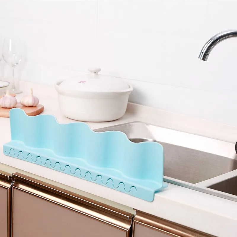 Extended Suction Cup Basin Flap Household Sink Splash Guard Washing