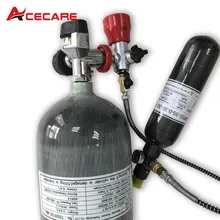 AC16820161035 6.8L+ 0.35L 300 бар углеродное волокно SCBA воздушный цилиндр для PCP винтовки Охота Дайвинг Танк страйкбол Пейнтбол Acecare
