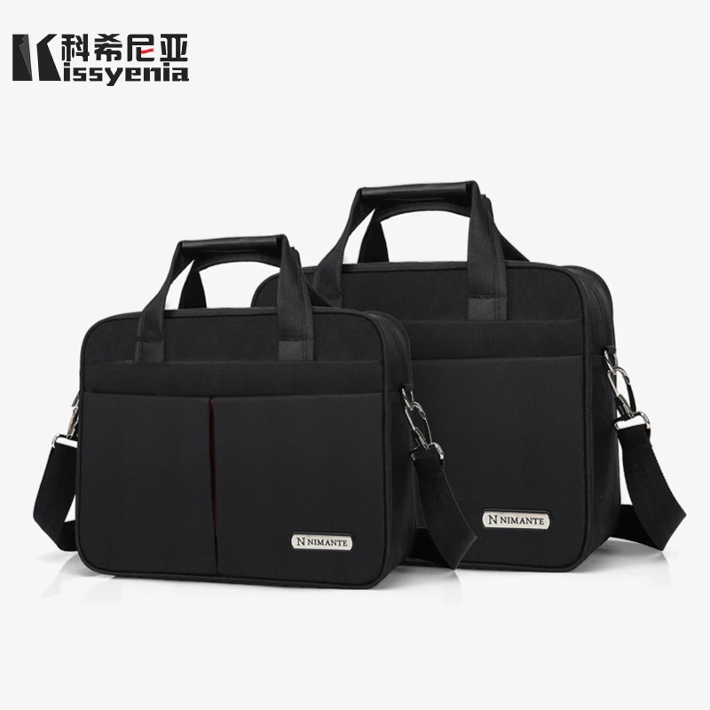 Kissyenia 15 inch Men Laptop Briefcase Business A4 Suitcase Travel Messenger Bags Waterproof