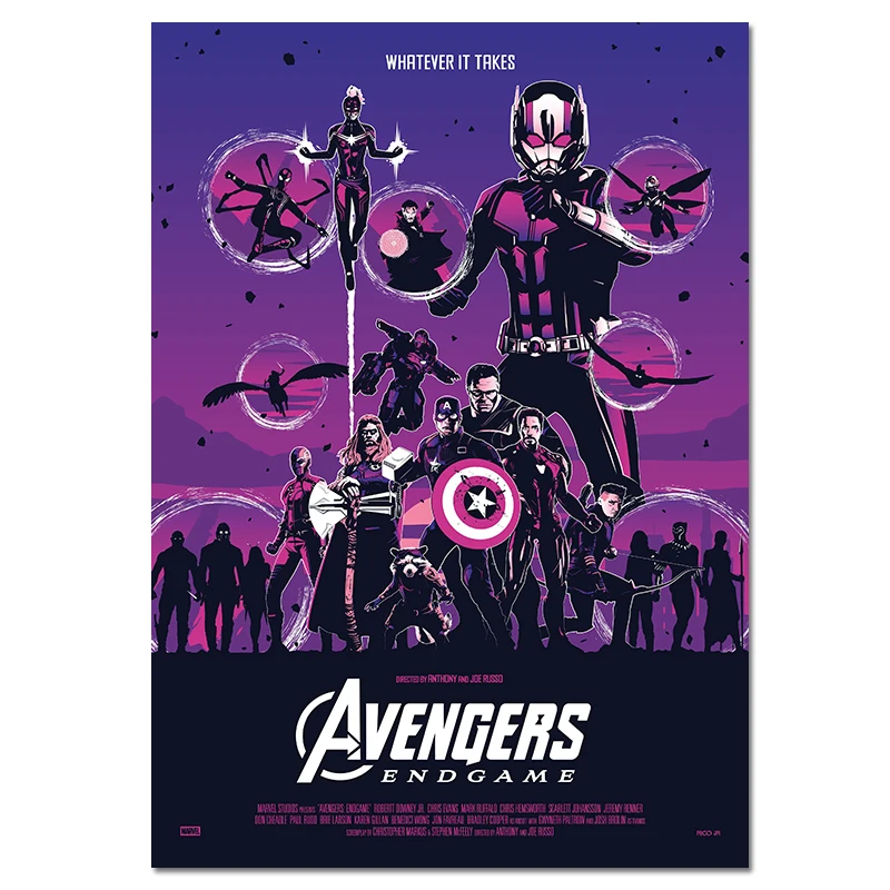 Avengers Endgame Movie 2019 Art Silk Poster 12x18 24x36