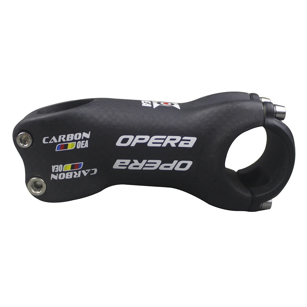 أوبرا 3 k ماتي 31.8mm كامل إطار دراجة مصنوع من ألياف الكربون الجذعية الطريق/MTB الكربون الجذعية دراجة أجزاء زاوية 6/17 درجة الدراجة أجزاء اكسسوارات